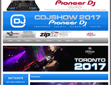 Tablet Screenshot of cdjshow.com